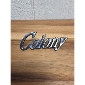 1973-78 OEM Vintage Ford Mercury Colony Script Emblem Part# D3MB71291A36